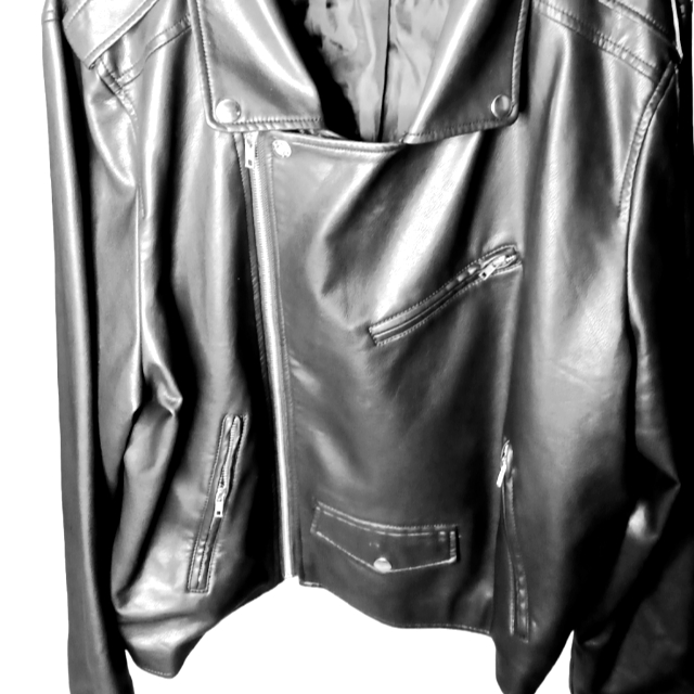 Pu Leather Black Leather